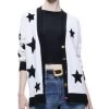 Bradford Novelty Button Star Print Cardigan - Alice And Olivia -Alice And Olivia 13156330 fpx
