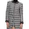 Deon Embellished 2 Piece Extendable Check Jacket - Alice And Olivia -Alice And Olivia 13162232 fpx