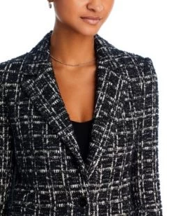 Macey Tweed Blazer - Alice And Olivia -Alice And Olivia 13165094 fpx
