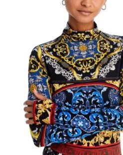 Delaina Long Sleeve Turtleneck Top - Alice And Olivia -Alice And Olivia 13166468 fpx