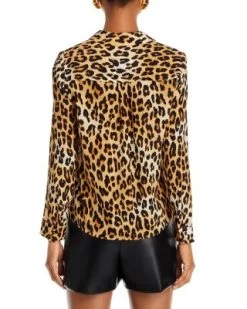 Eloise Leopard Print Blouse - Alice And Olivia -Alice And Olivia 13182006 fpx