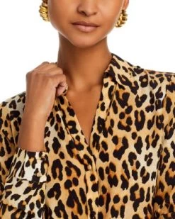 Eloise Leopard Print Blouse - Alice And Olivia -Alice And Olivia 13182007 fpx