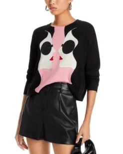 Gleeson Wool Sweater - Alice And Olivia