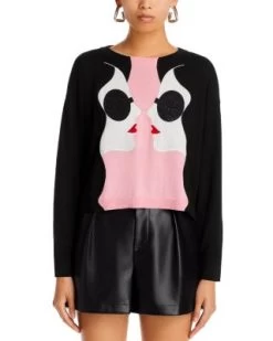 Gleeson Wool Sweater - Alice And Olivia -Alice And Olivia 13207891 fpx