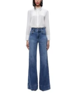 Willa Embellished Collar Shirt - Alice And Olivia -Alice And Olivia 13209021 fpx