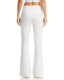 Lara Side Slit Flare Leg Pants - Alice And Olivia -Alice And Olivia 13221283 fpx