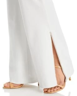 Lara Side Slit Flare Leg Pants - Alice And Olivia -Alice And Olivia 13221286 fpx