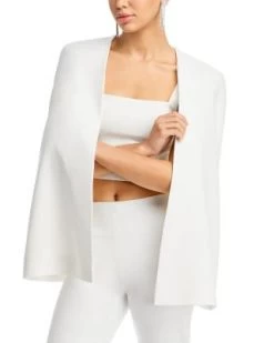 Marica Square Neck Cape Top - Alice And Olivia