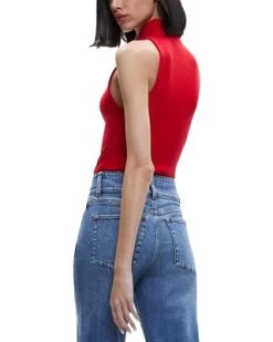 Darcey Ribbed Merino Wool Sweater Tank - Alice And Olivia -Alice And Olivia 13224035 fpx