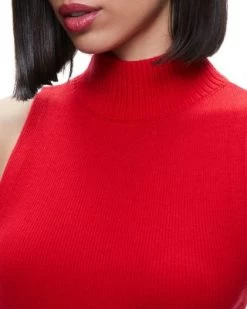 Darcey Ribbed Merino Wool Sweater Tank - Alice And Olivia -Alice And Olivia 13224037 fpx