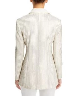 Yona Embellished Pinstripe Blazer - Alice And Olivia -Alice And Olivia 13227803 fpx
