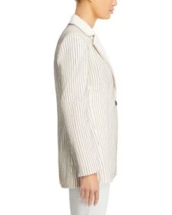 Yona Embellished Pinstripe Blazer - Alice And Olivia -Alice And Olivia 13227805 fpx