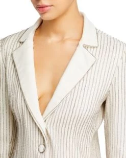 Yona Embellished Pinstripe Blazer - Alice And Olivia -Alice And Olivia 13227806 fpx