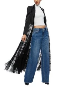 Everly Drama Lace Jacket - Alice And Olivia -Alice And Olivia 13242369 fpx