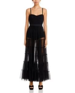 Deena Pleated Maxi Dress - Alice And Olivia -Alice And Olivia 13244755 fpx