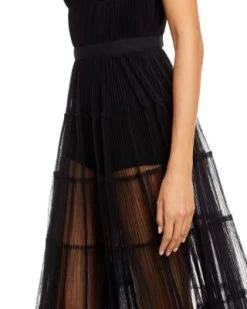 Deena Pleated Maxi Dress - Alice And Olivia -Alice And Olivia 13244758 fpx