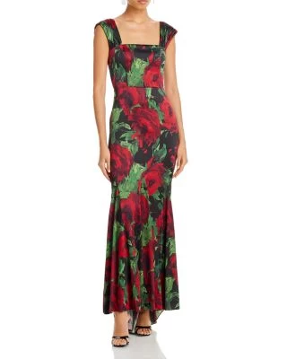 Arza Sleeveless Gown - Alice And Olivia 3 Arza Sleeveless Gown - Alice And Olivia