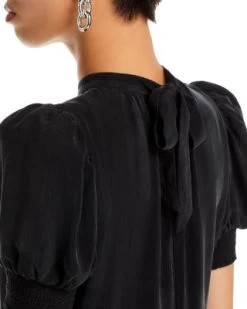 Dorine Puff Sleeve Trapeze Dress - Alice And Olivia -Alice And Olivia 13244779 fpx