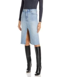Rye Denim Skirt - Alice And Olivia