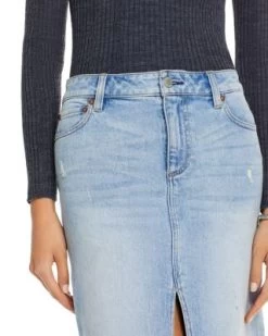 Rye Denim Skirt - Alice And Olivia -Alice And Olivia 13244786 fpx