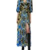 Alisa Printed Wrap Maxi Shirtdress - Alice And Olivia -Alice And Olivia 13255357 fpx