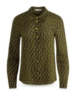 X Basquiat Willa Silk Shirt - Alice And Olivia -Alice And Olivia 13273789 fpx