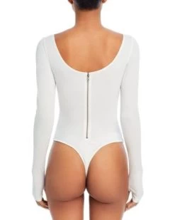 Kalena Front Cutouts Bodysuit - Alice And Olivia -Alice And Olivia 13274752 fpx