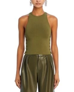 Soleil Cut Out Tank - Alice And Olivia -Alice And Olivia 13276811 fpx