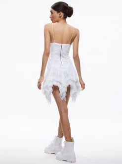 STARA LACE SLIP MINI DRESS