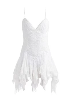 STARA LACE SLIP MINI DRESS -Alice And Olivia CC304703537A100 06