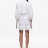 BLAKESLEY BLOUSON SLEEVE EYELET MINI DRESS -Alice And Olivia CC304D03527A100 02