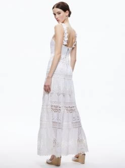 ALORA EMBROIDERED SWEETHEART MAXI DRESS