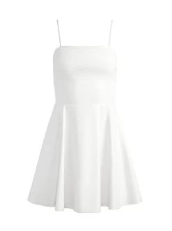 AUTUMN VEGAN LEATHER FIT FLARE DRESS -Alice And Olivia CC304J16539A127 06