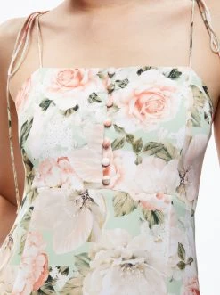 LORELLE GODET SKIRT MIDI DRESS -Alice And Olivia CC304P58514H330 04