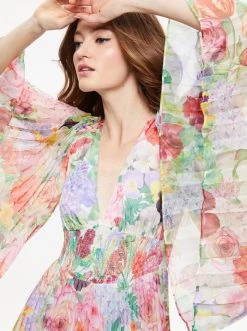 BENNET PLEATED WIDE LEG JUMPSUIT -Alice And Olivia CC304P58804N114 04