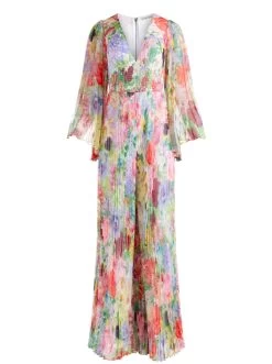 BENNET PLEATED WIDE LEG JUMPSUIT -Alice And Olivia CC304P58804N114 06