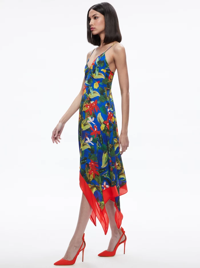 KAYSON V-NECK HANDKERCHIEF HEM DRESS 6 KAYSON V-NECK HANDKERCHIEF HEM DRESS - Image 4