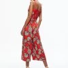 JOSIE WIDE LEG TIE STRAP JUMSPUIT -Alice And Olivia CC305P32803M621 02