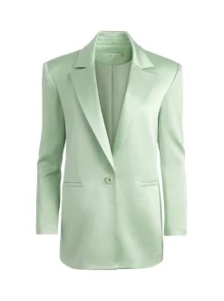 DENNY NOTCH COLLAR BOYFRIEND BLAZER -Alice And Olivia CC306205206D334 06
