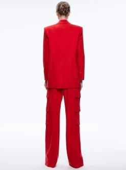 JOHANNA BOXY STRONG SHOULDER BLAZER