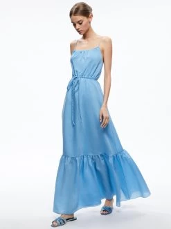 JAYDA SCOOP NECK BELTED MAXI DRESS -Alice And Olivia CC306A01503A490 05