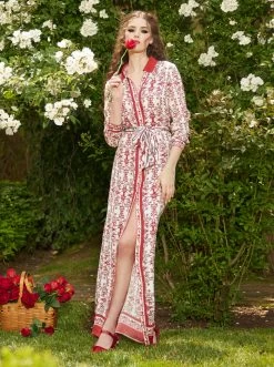 CHASSIDY MAXI SHIRT DRESS 12 CHASSIDY MAXI SHIRT DRESS -Alice And Olivia CC306P06514P123 07