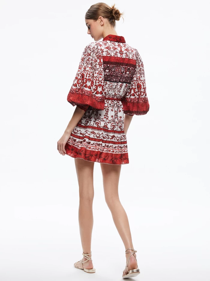 TIFFIE PUFF SLEEVE MINI DRESS 3 TIFFIE PUFF SLEEVE MINI DRESS