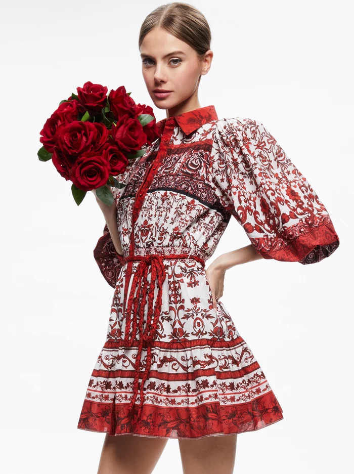 TIFFIE PUFF SLEEVE MINI DRESS 4 TIFFIE PUFF SLEEVE MINI DRESS - Image 2