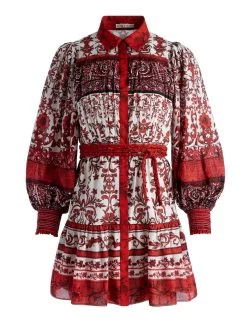 TIFFIE PUFF SLEEVE MINI DRESS 11 TIFFIE PUFF SLEEVE MINI DRESS -Alice And Olivia CC306P09515P123 06