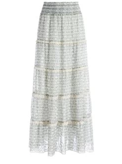 AISHA TIERED MAXI SKIRT -Alice And Olivia CC306P33300T119 06