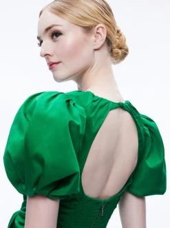 KYLAN PUFF SLEEVE MINI DRESS -Alice And Olivia CC307604502S301 04