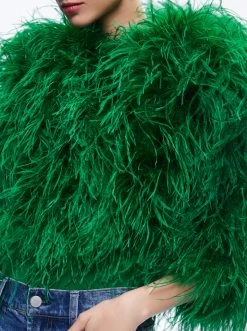 KIDMAN FEATHER JACKET 9 KIDMAN FEATHER JACKET -Alice And Olivia CC307D10201S301 04