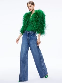 KIDMAN FEATHER JACKET 10 KIDMAN FEATHER JACKET -Alice And Olivia CC307D10201S301 05