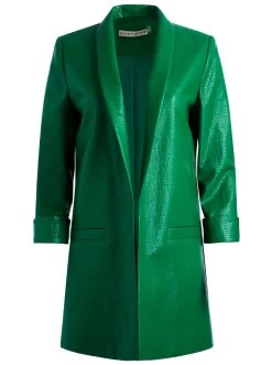 KYLIE VEGAN LEATHER CROC JACKET -Alice And Olivia CC307I08210S301 06